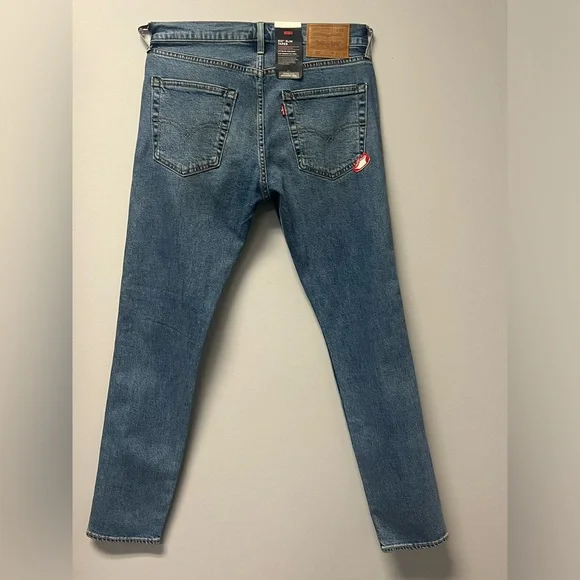 Levi’s Selvidge Slim Taper 512 Jeans with Patches Size 31 x 32